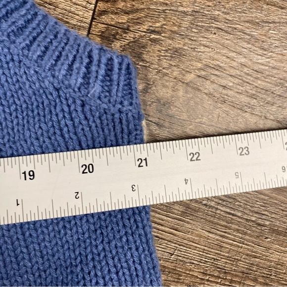 Koret Sweater Vest Embroidered XL Ramie Cotton Cottagecore Granny Cable Knit 90 - Picture 8 of 8